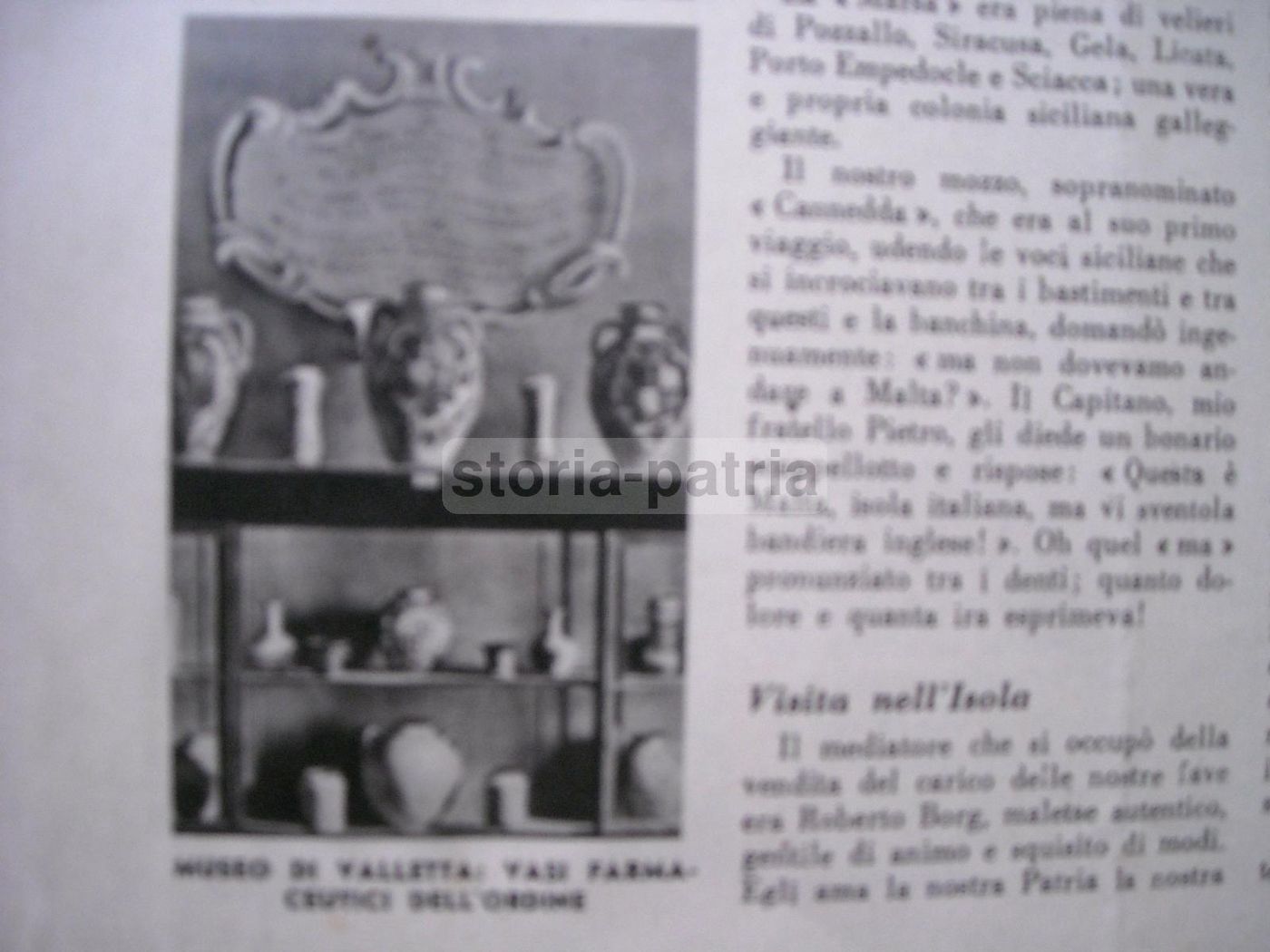 Giornale Malta, 1 Dicembre 1941. Articoli Su Palazzo Verdala, Garibaldi E Il Porto Di Marsamuscetto