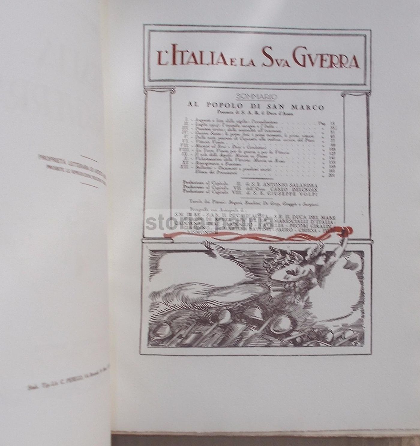 L'Italia E La Sua Guerra Di Andrea Busetto (1932)   Edizione Illustrata