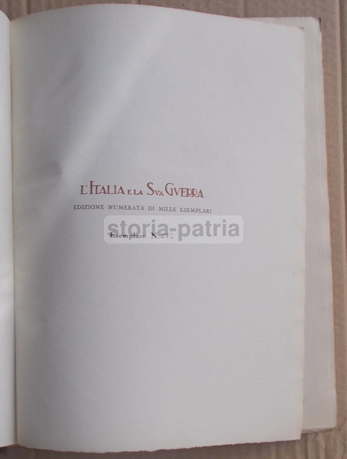 L'Italia E La Sua Guerra Di Andrea Busetto (1932)   Edizione Illustrata