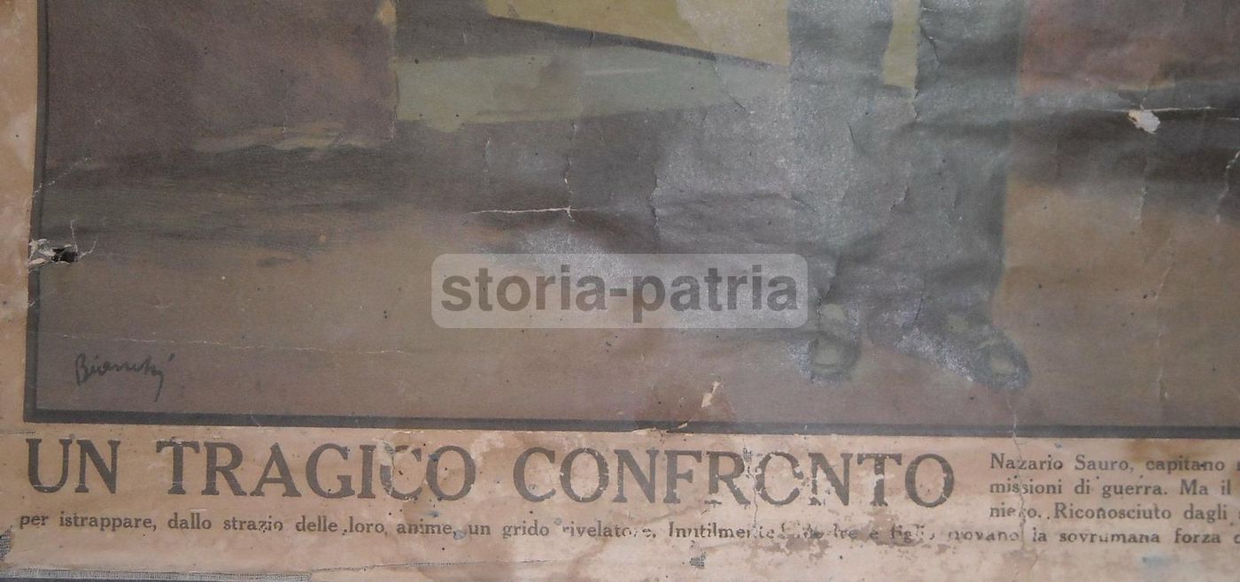 Stampa Nazario Sauro Grande Guerra Bianchi Mondadori Anni '20 '30