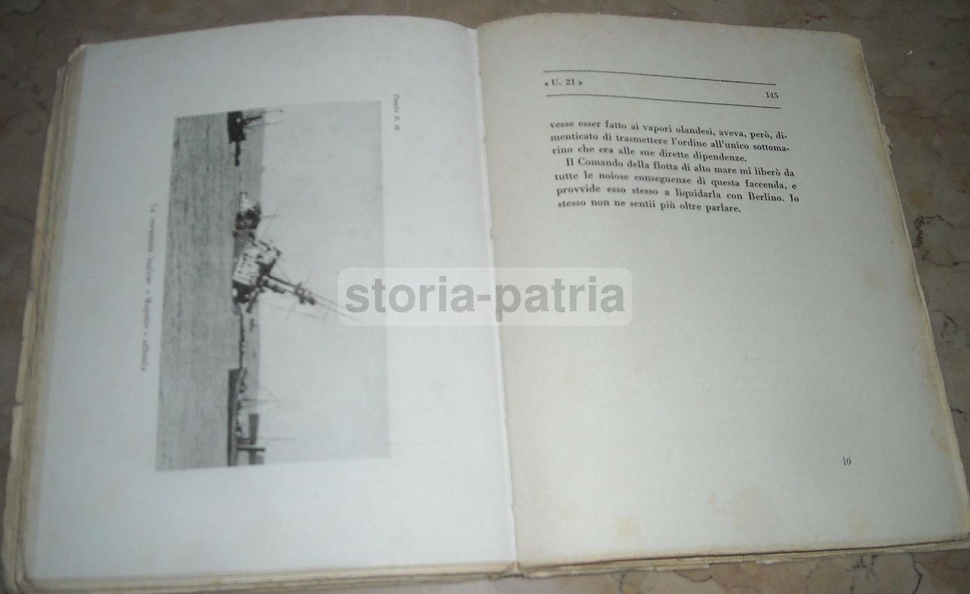 Hersing U.21 Liberatore Dei Dardanelli 1933 Guerra Sottomarina