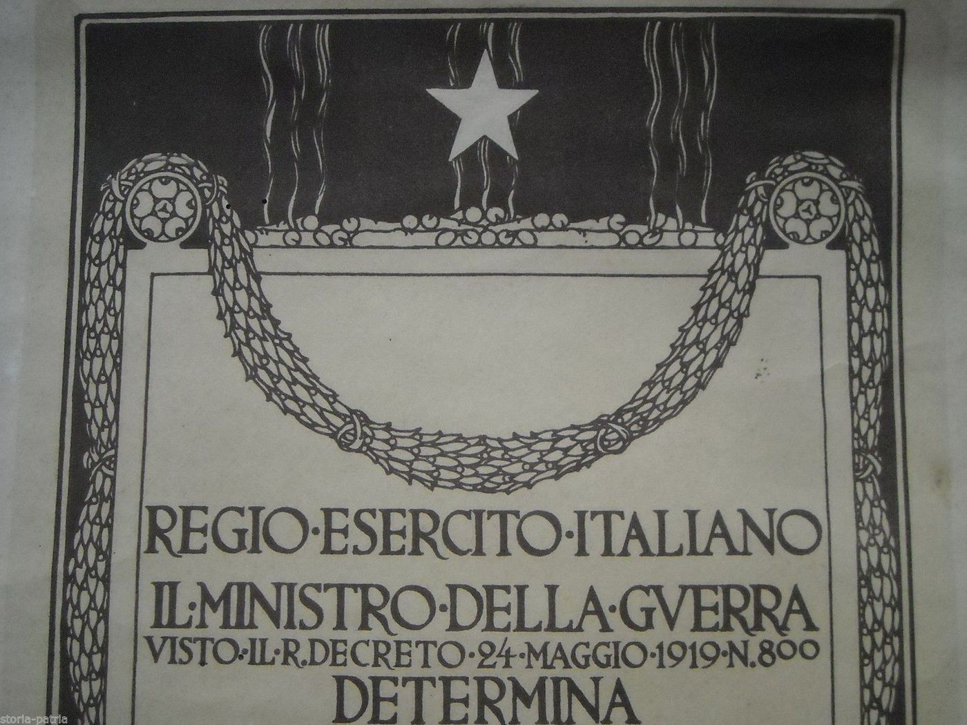 Diploma Ministero Della Guerra 1923, Medaglia Di Gratitudine Nazionale, Guido Marussig