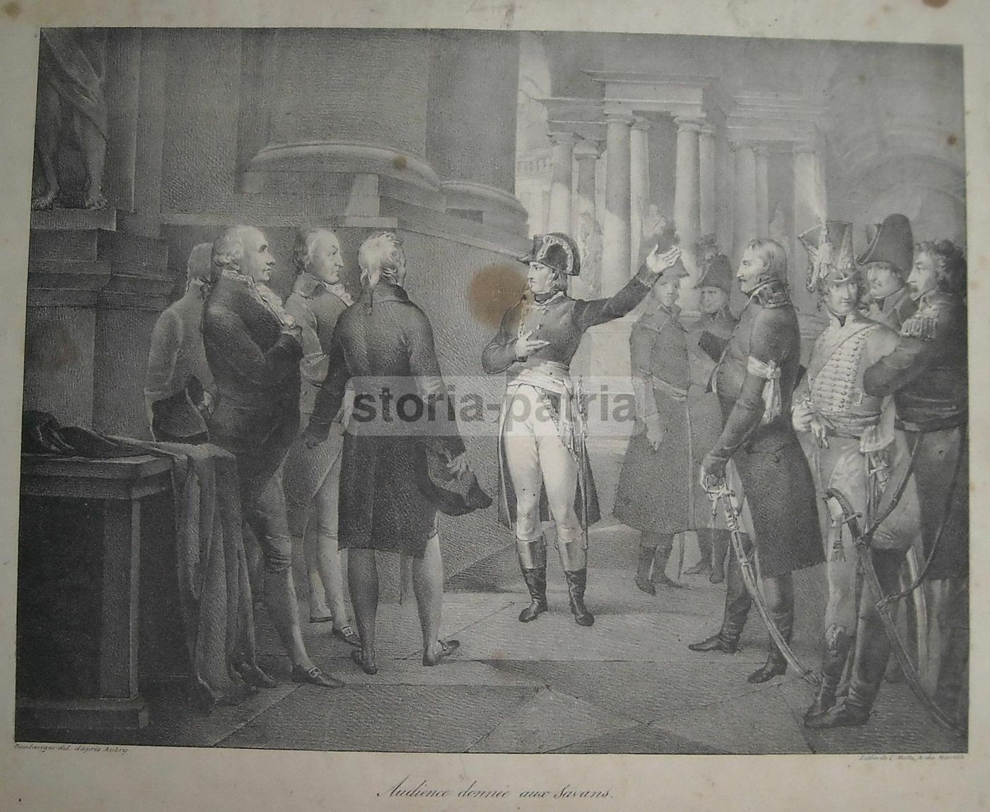 Audience Donnée Aux Savans: Napoleone Bonaparte Riceve Gli Scienziati