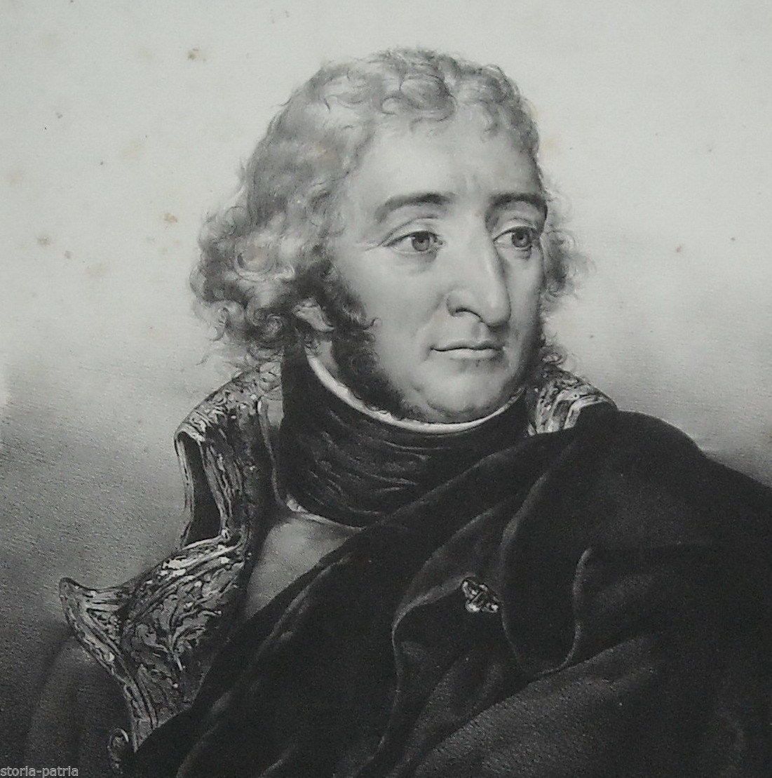 Ritratto Litografico Del Generale Augereau, Duca Di Castiglione