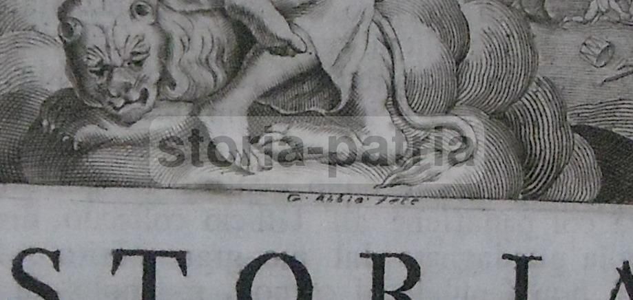 Incisione Antica Spagna San Marco Repubblica Veneziana 1700
