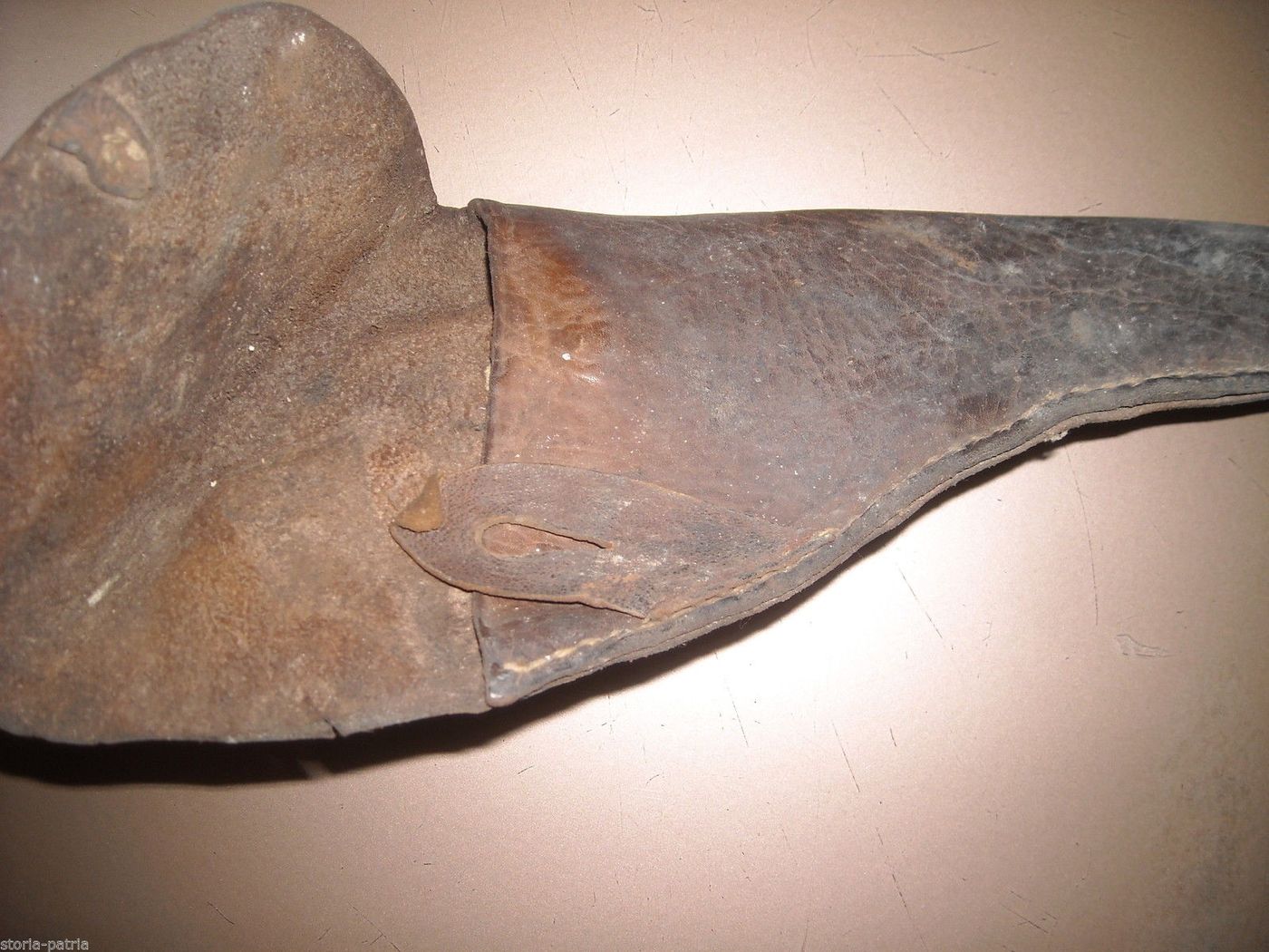 Fondina Antica In Cuoio Tipo Bodeo (fine '800   Inizio '900)