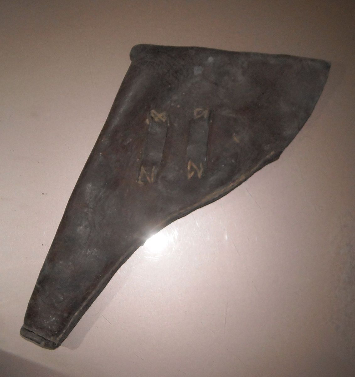 Fondina Antica In Cuoio Tipo Bodeo (fine '800   Inizio '900)