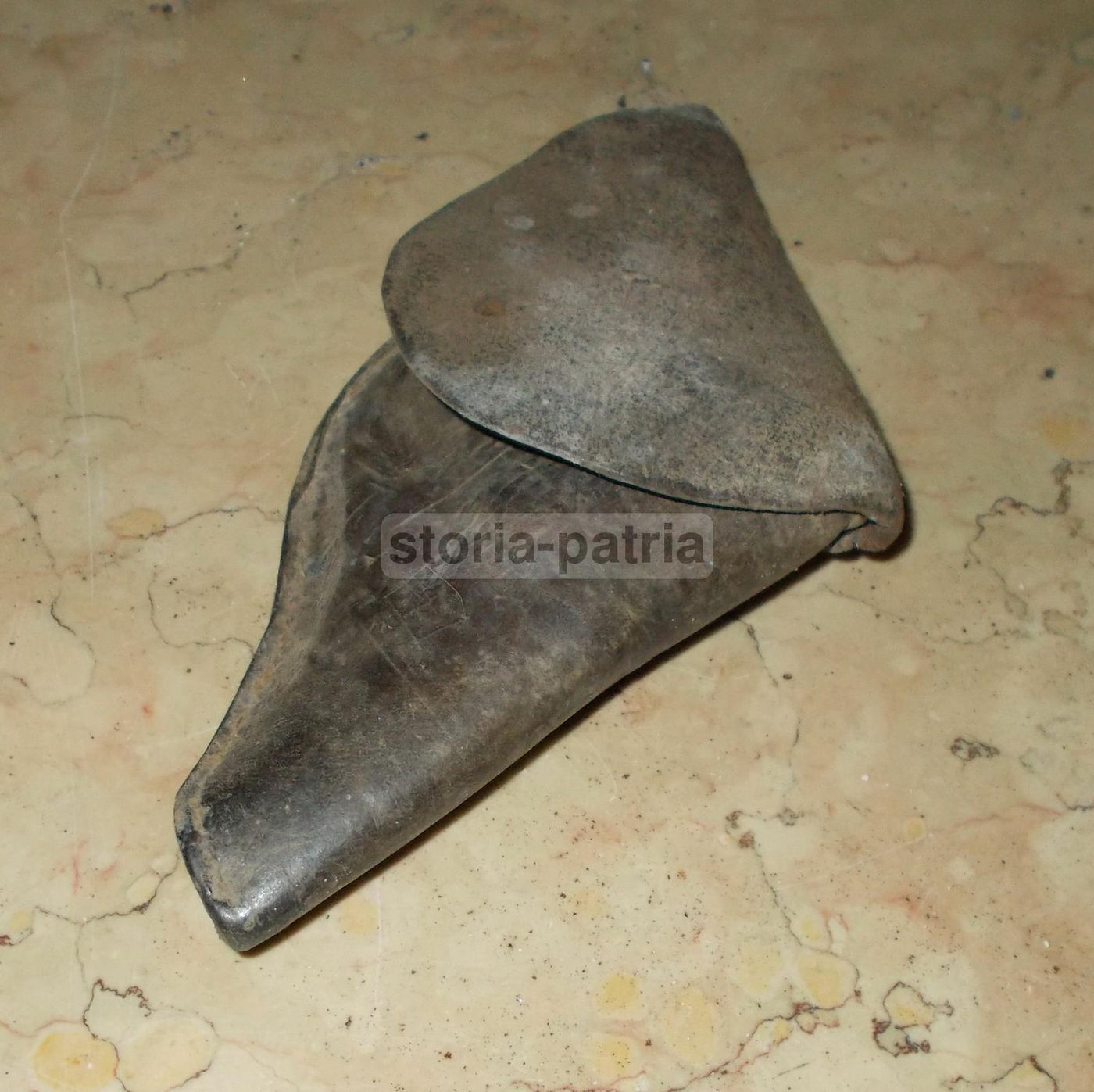 Antica Fondina In Cuoio Tipo Bodeo, Fine '800   Inizio '900