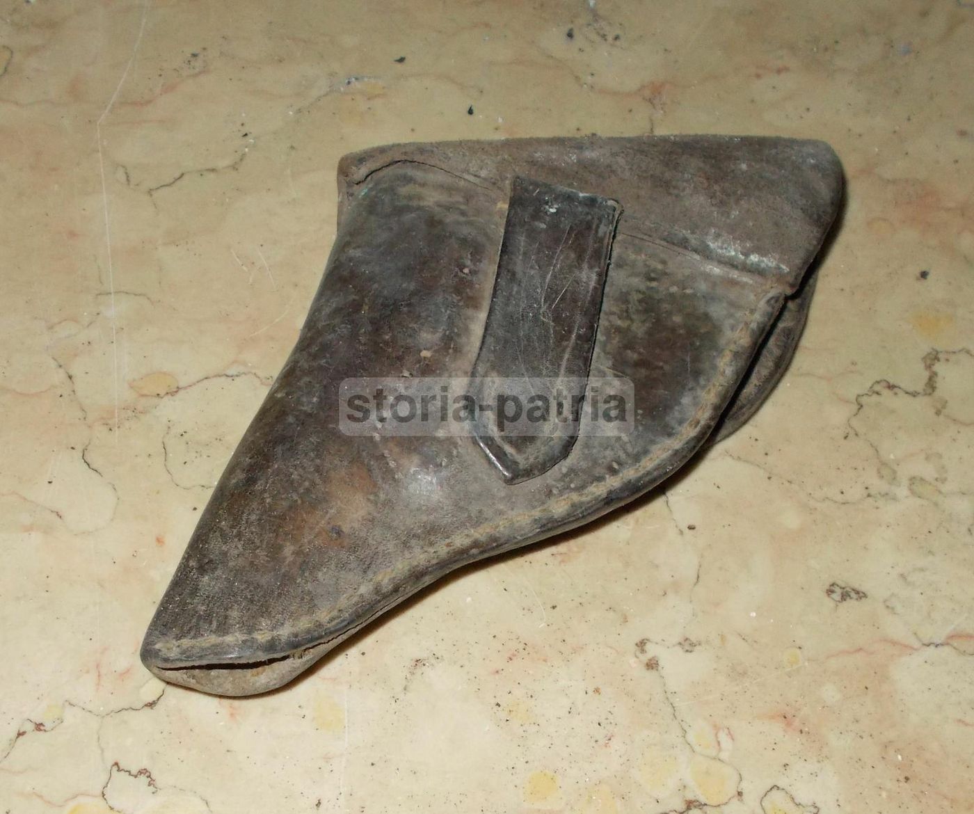 Antica Fondina In Cuoio Tipo Bodeo, Fine '800   Inizio '900
