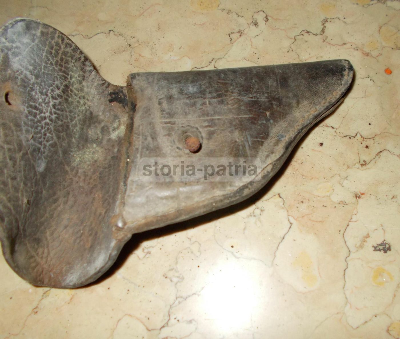 Antica Fondina In Cuoio Tipo Bodeo, Fine '800   Inizio '900