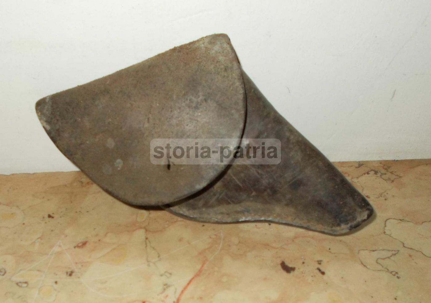Antica Fondina In Cuoio Tipo Bodeo, Fine '800   Inizio '900