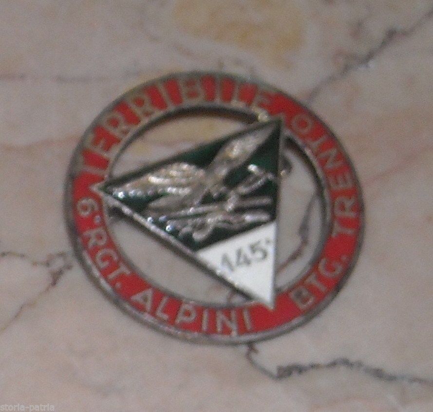 Spilla Smaltata 6° Reggimento Alpini, Battaglione Trento