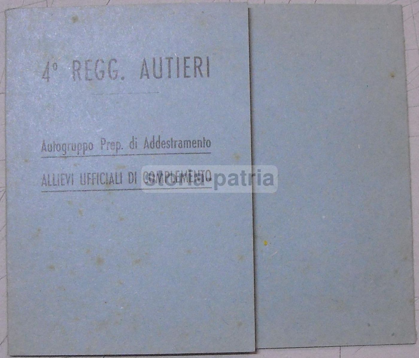 Pieghevole Militare 1943 Verona, Allievi Ufficiali Con Vignetta Umoristica