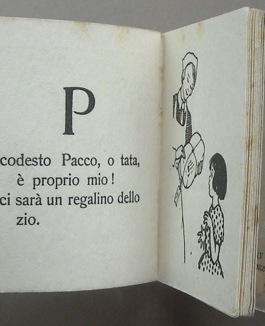 Alfabeto Illustrato Mini Libro Salani 1937 Firenze Per Bambini