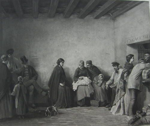 Stampa Antica Monte Di Pietà, Heilbuth, Goupil, Fototipia, Fine 1800