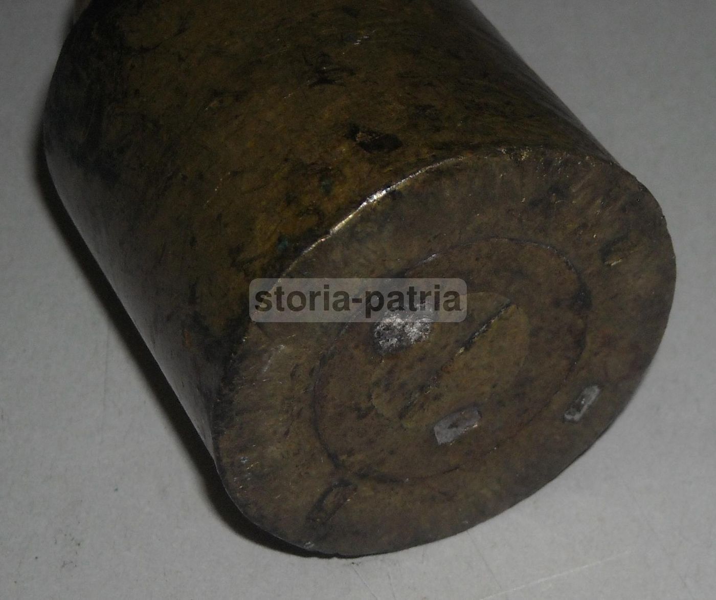 Peso Da Bilancia Antico In Ottone 1 Kg Fine 800 Inizio 900
