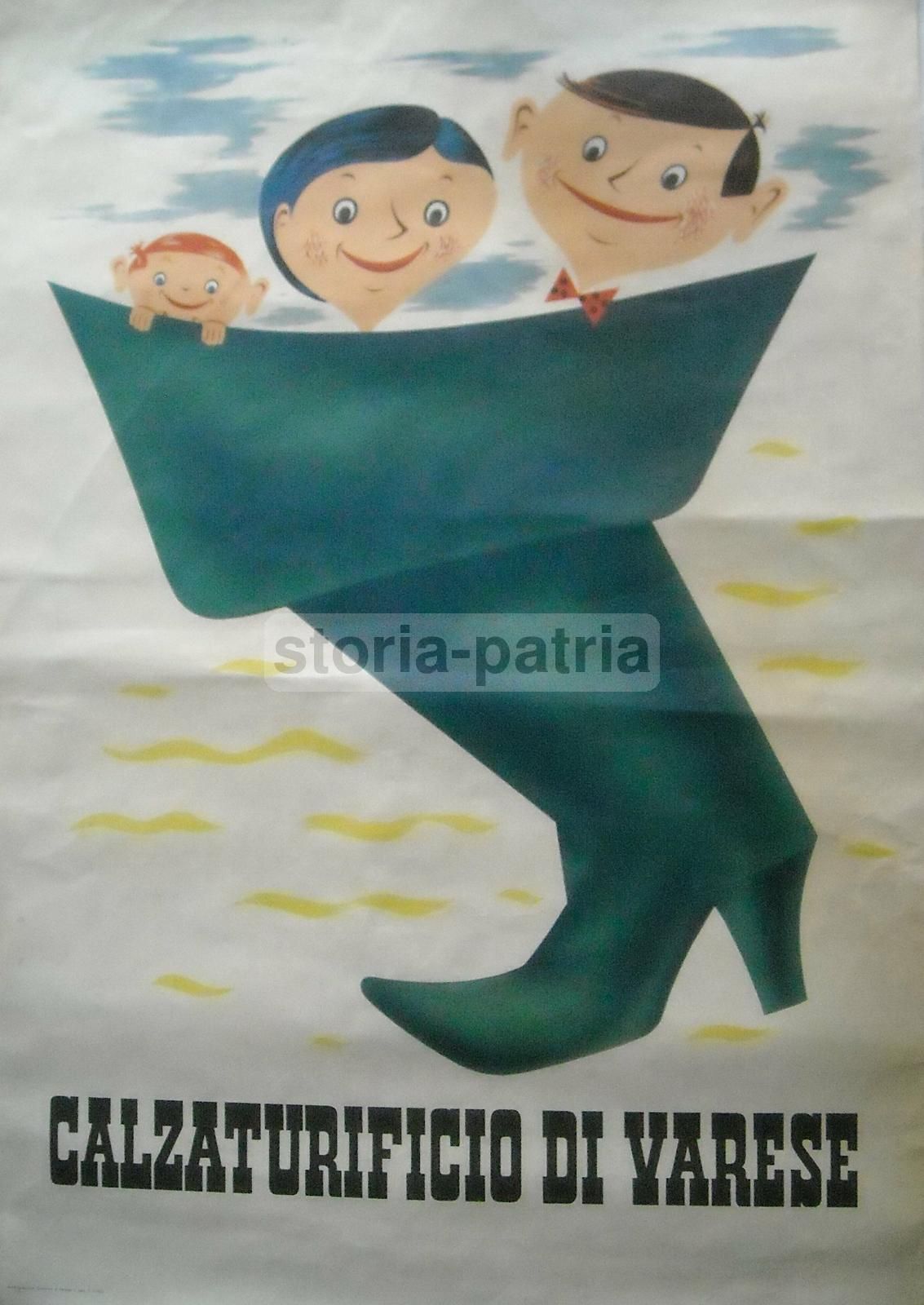 Manifesto Pubblicitario Calzaturificio Di Varese