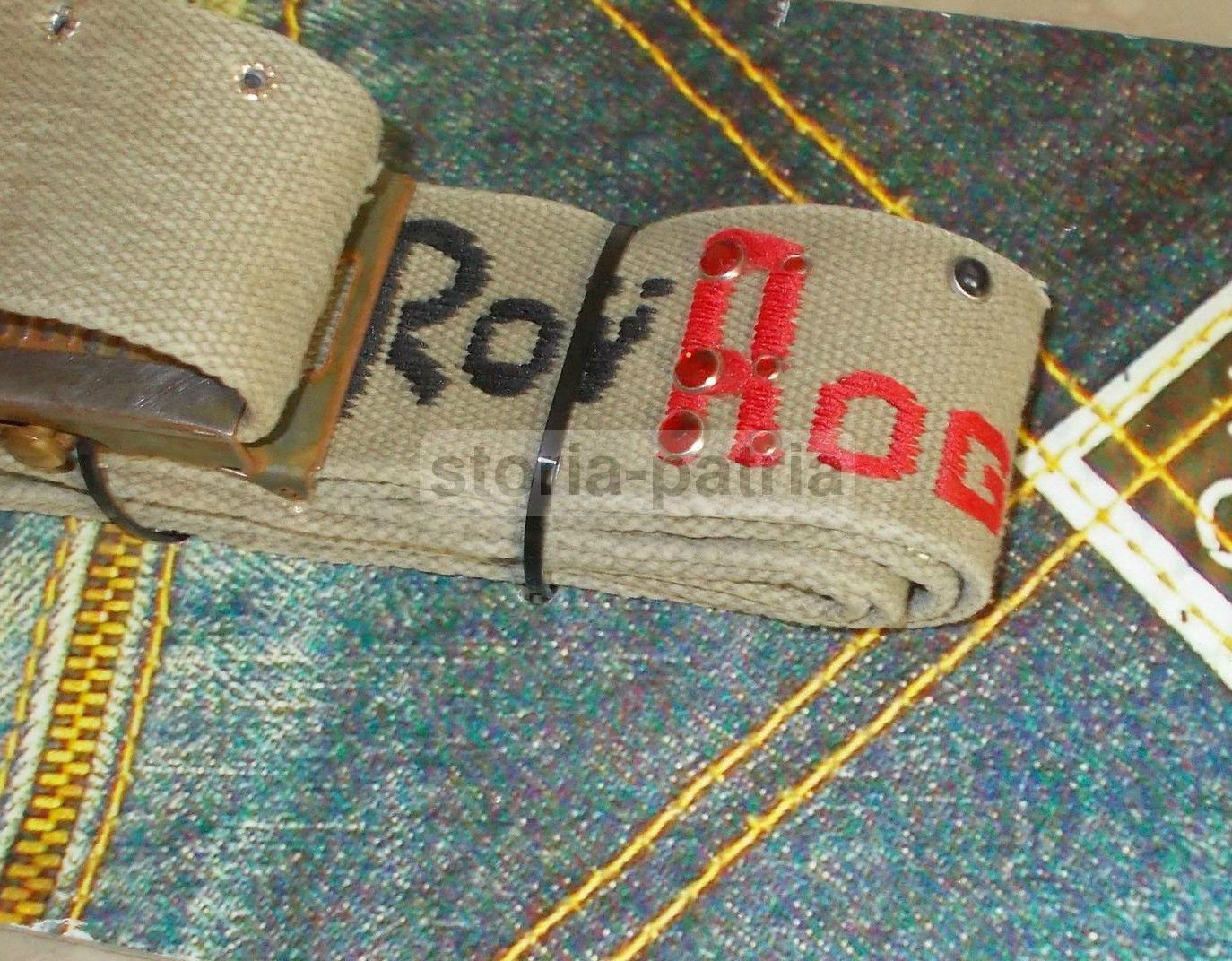 Cintura Roy Rogers Vintage Con Ricami E Lustrini Anni '80