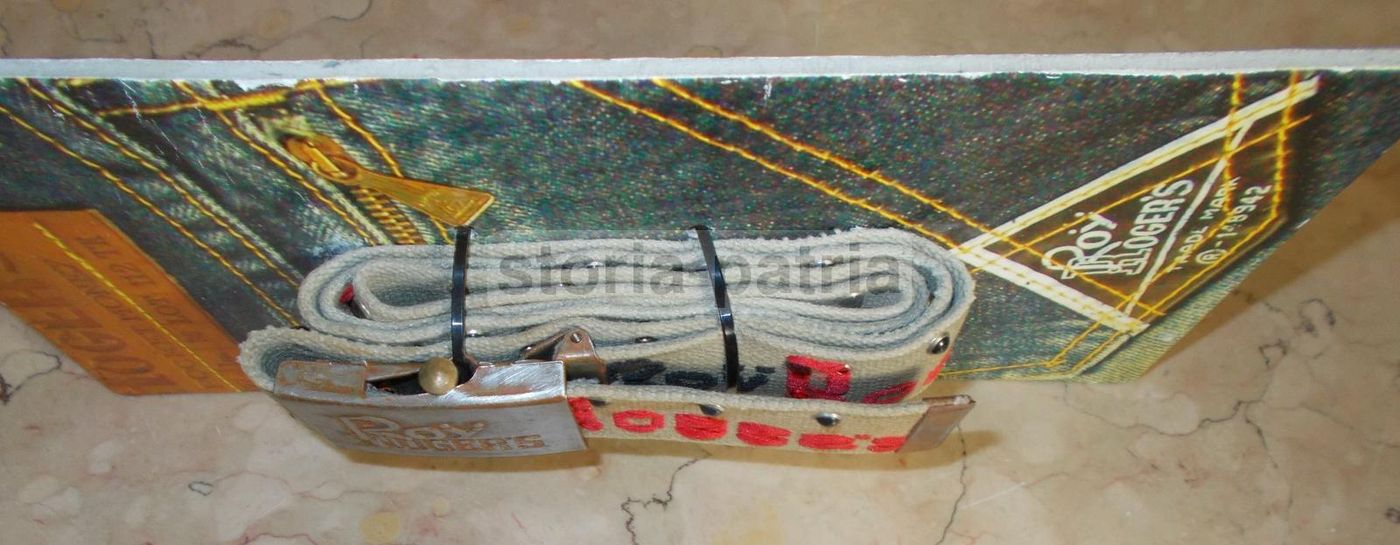 Cintura Roy Rogers Vintage Con Ricami E Lustrini Anni '80