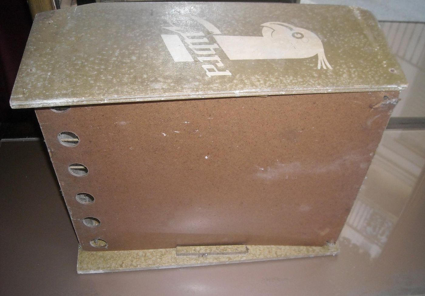Espositore Pubblicitario Gubra Vintage Anni '40 '60 Cera Scarpe