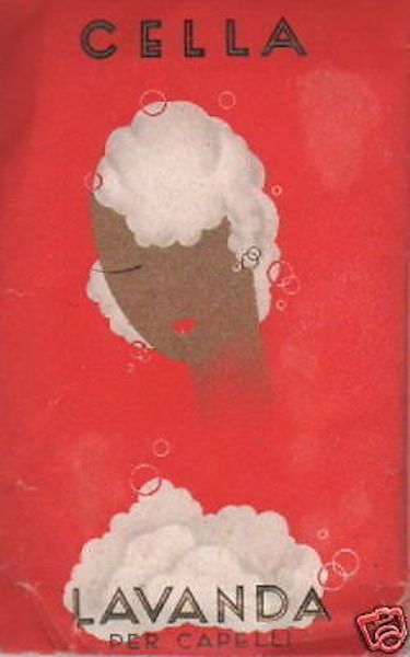 Cella: Lavanda Per Capelli Alla Camomilla (pubblicità Liberty, 1900)