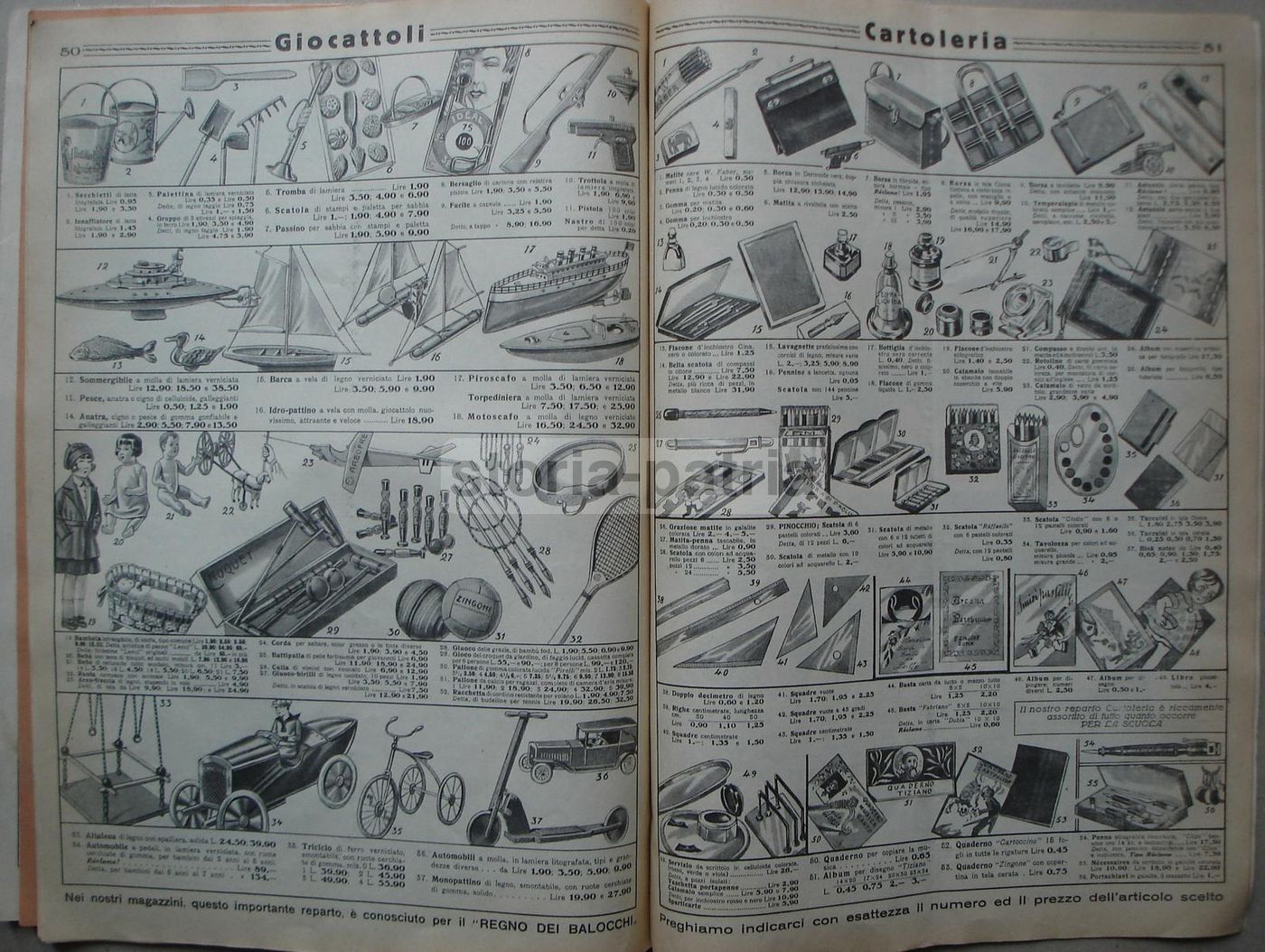 Catalogo Zingone Roma Primavera Estate 1932: Moda, Giocattoli E Arredi
