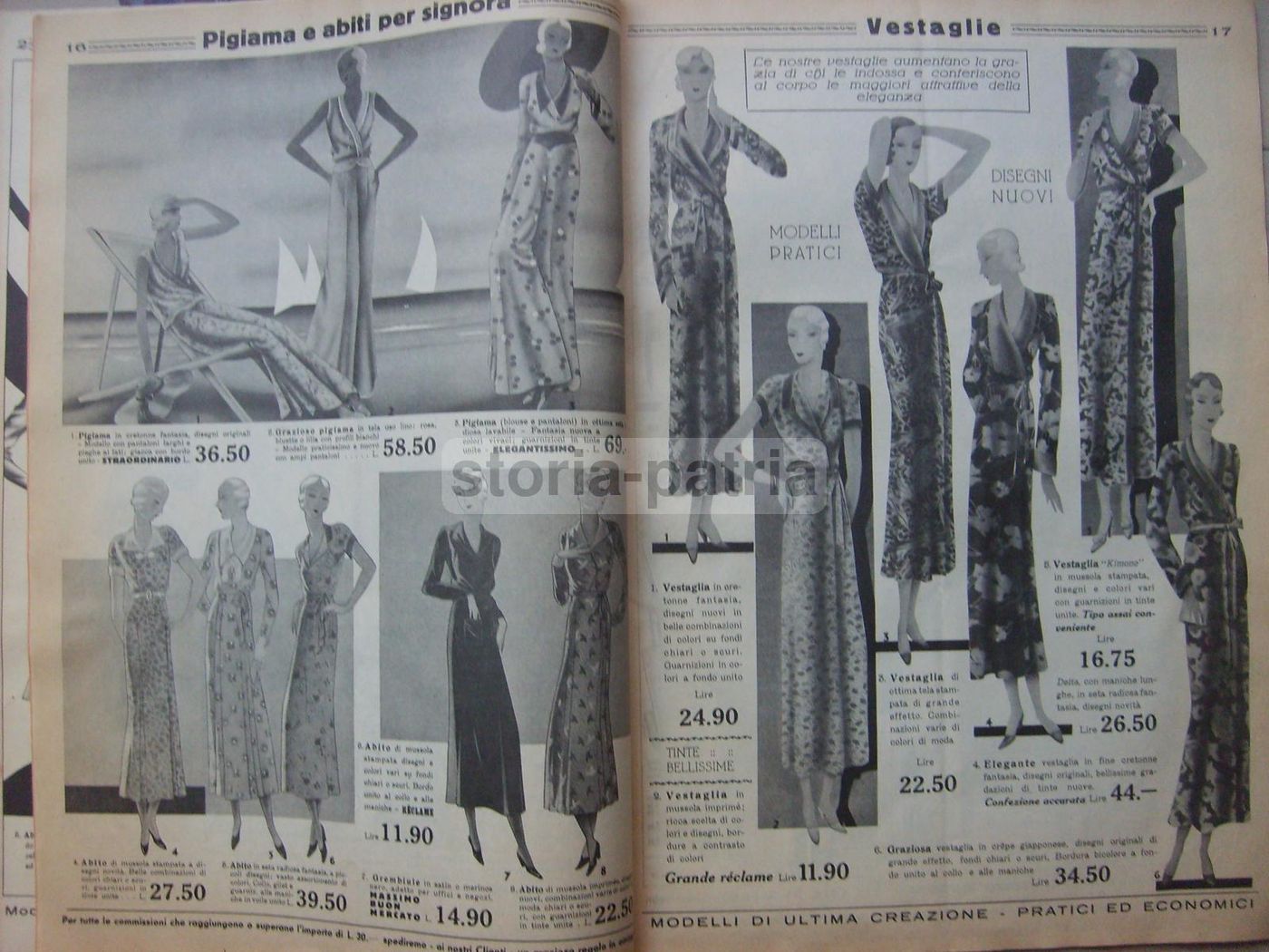 Catalogo Zingone Roma Primavera Estate 1932: Moda, Giocattoli E Arredi