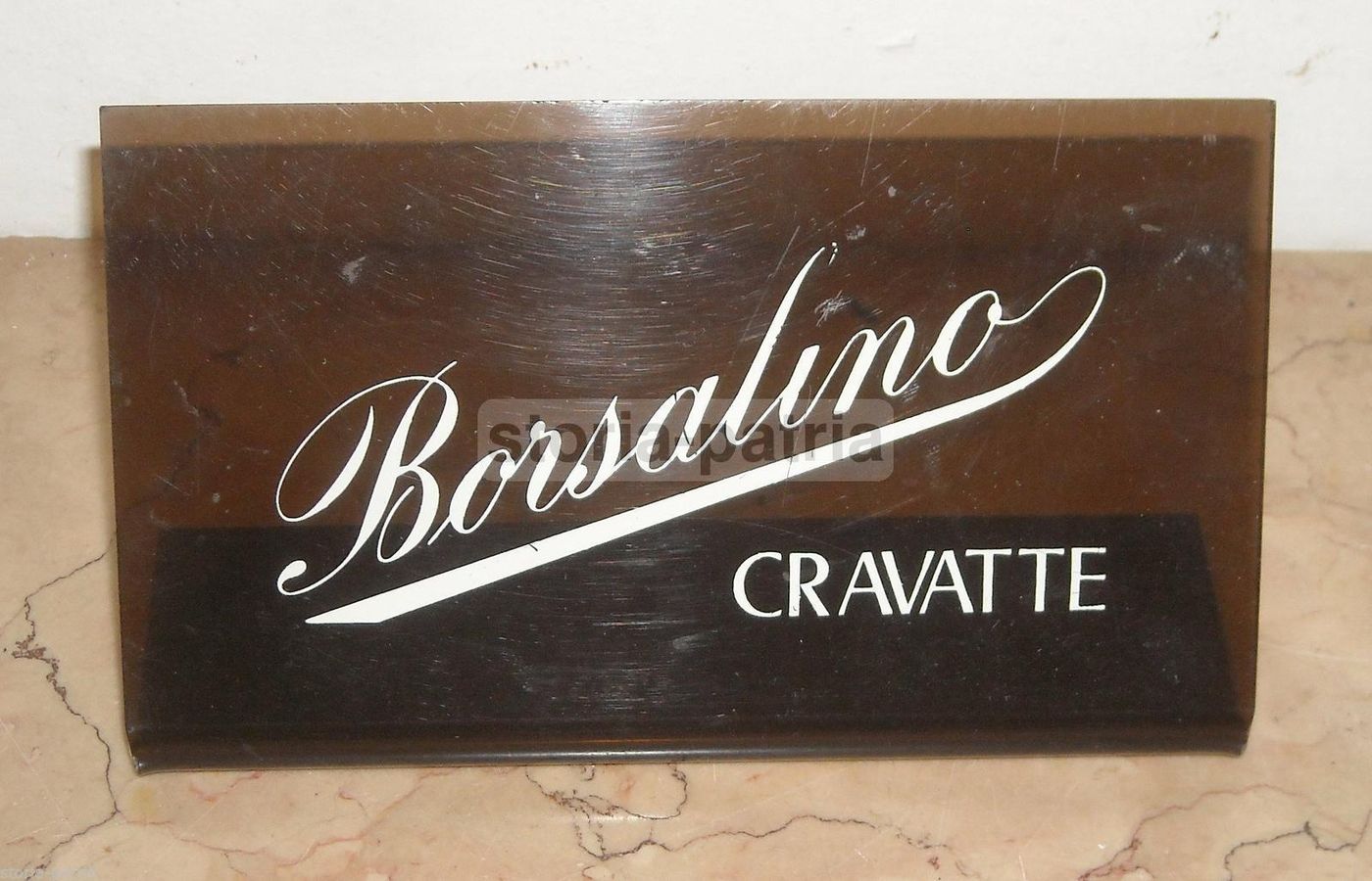 Espositore Pubblicitario Borsalino Cravatte Vintage Anni 80
