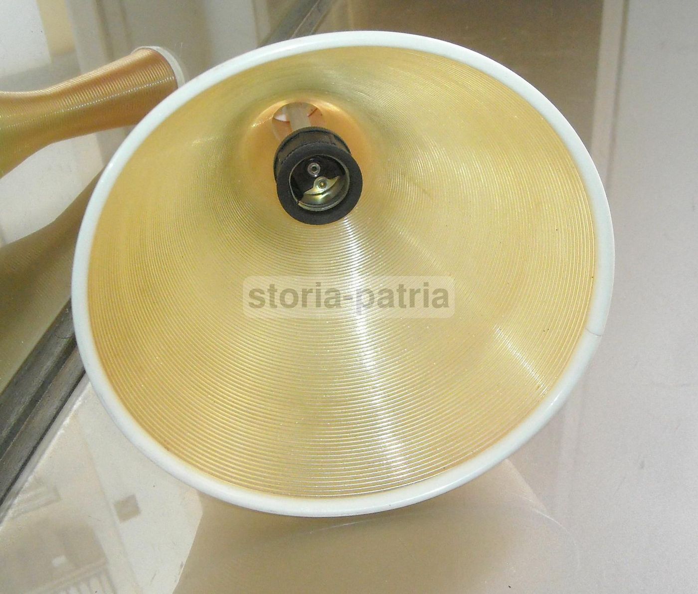 Lampada A Sospensione Vintage Gialla Anni '50 '70, Design Modernariato