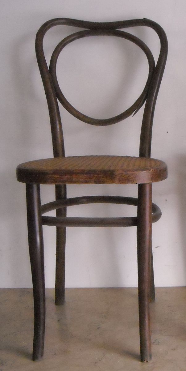 Coppia Di Sedie Antiche Jacob & Joseph Kohn In Legno Curvato