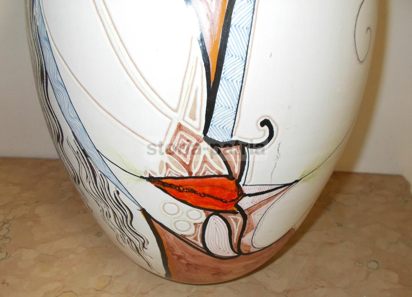 Vaso In Ceramica Artistica Messina, S. Stefano, Anni '70