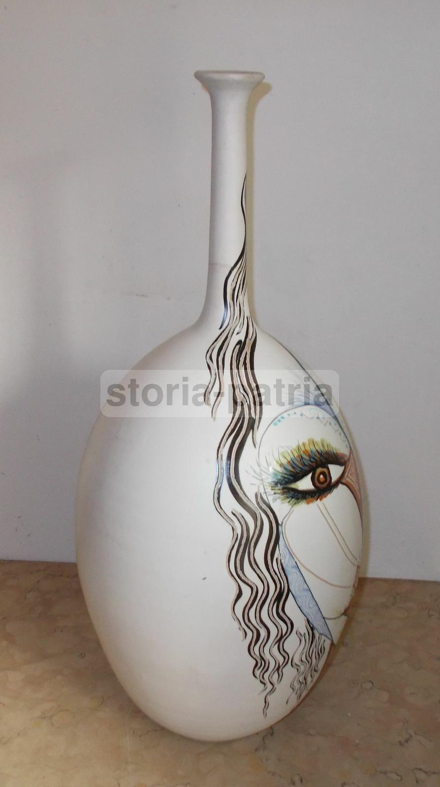 Vaso In Ceramica Artistica Messina S. Stefano, Anni '70