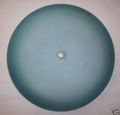 Coppa In Vetro Verde Per Lampada Vintage Anni '50 Modernariato