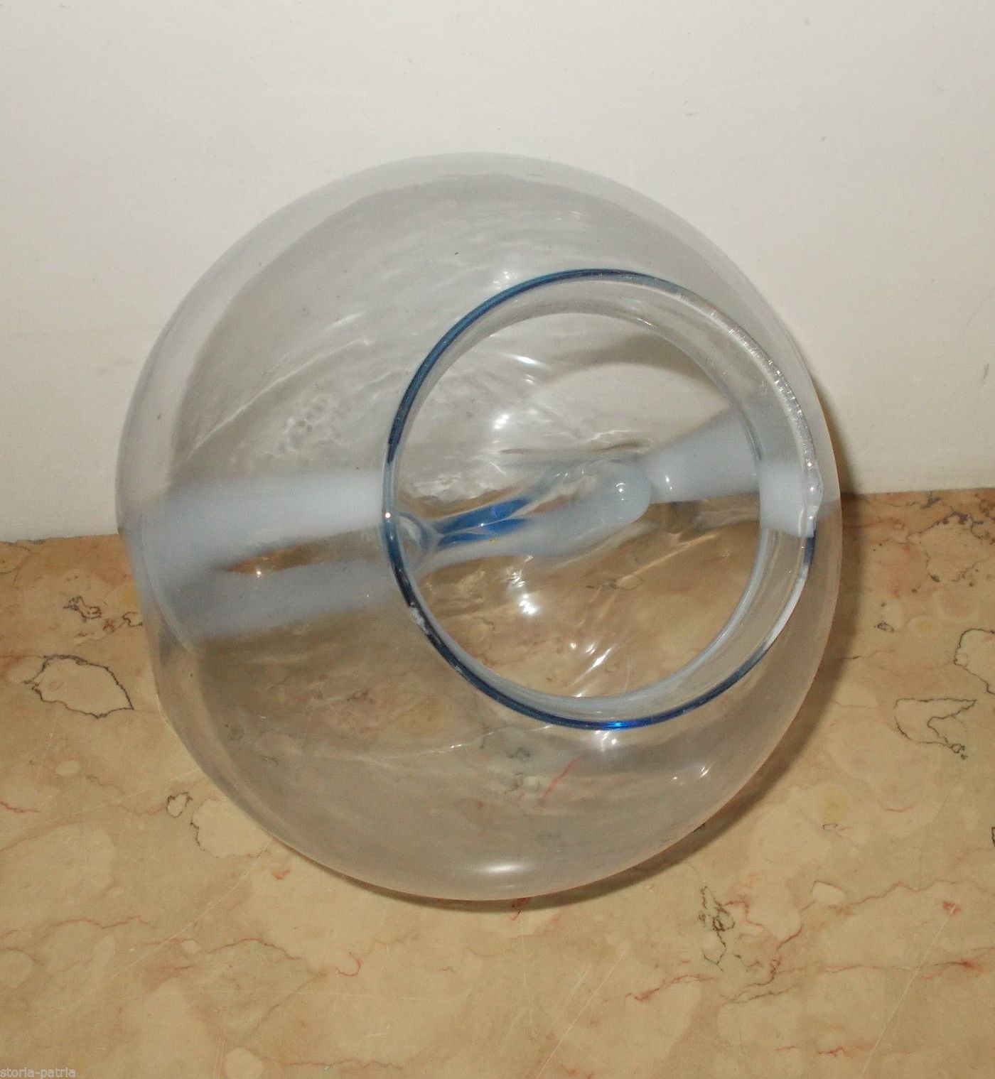 Coppa Per Lampada In Vetro, Design Italiano Anni '50