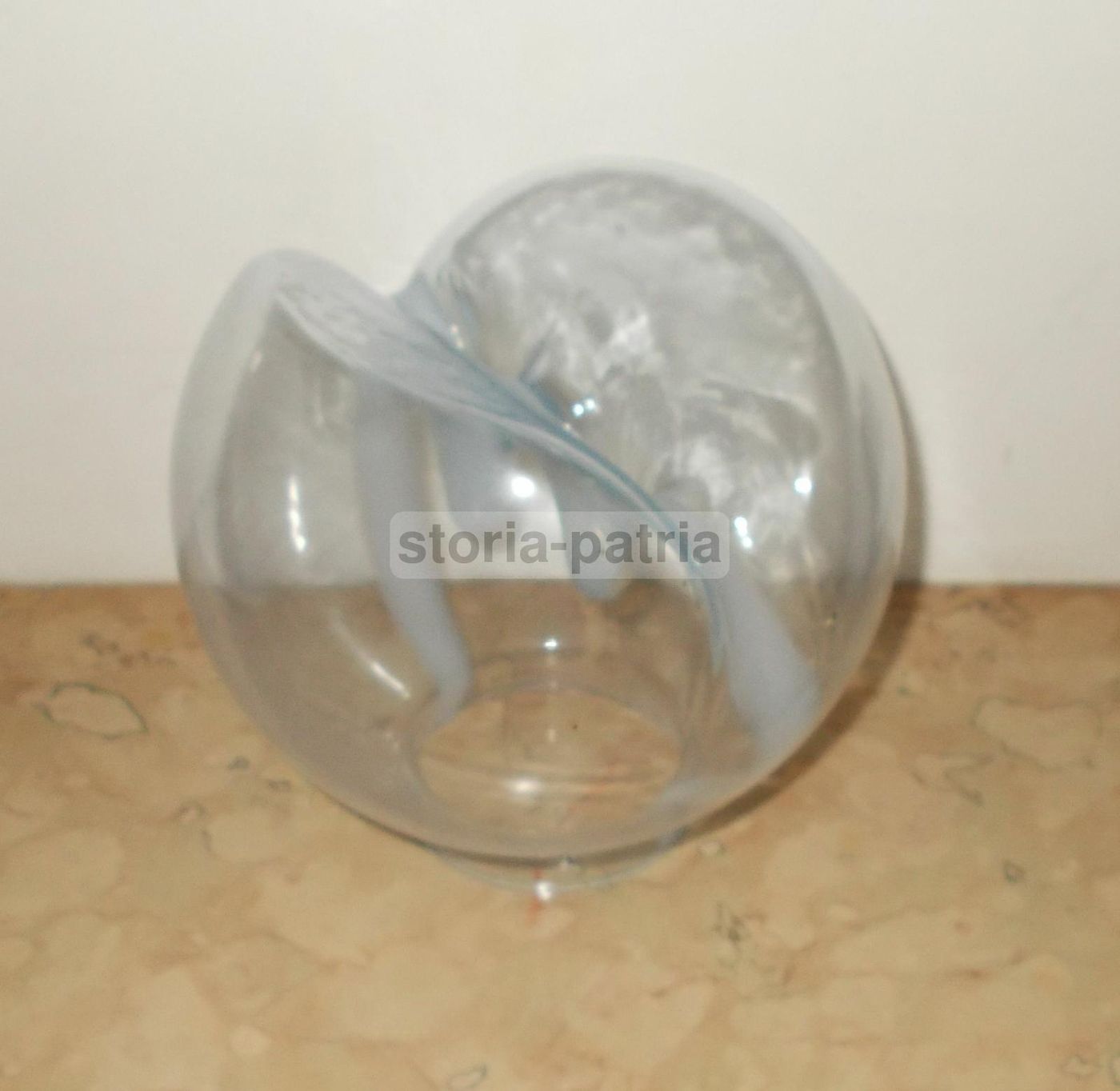 Coppa Per Lampada In Vetro, Design Italiano Anni '50