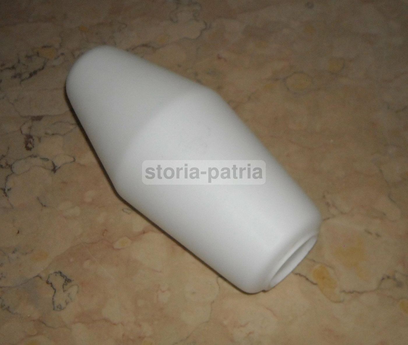 Coppa Per Lampada Vintage In Vetro Opalescente Bianco, Anni '50
