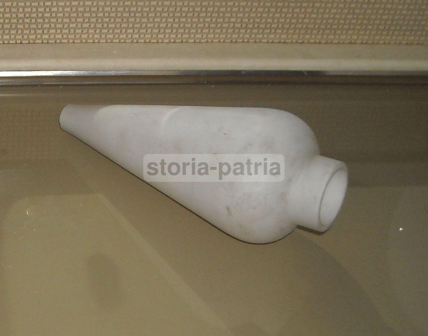 Coppa Lampada In Vetro Opalino, Anni '50, Design Italiano Vintage