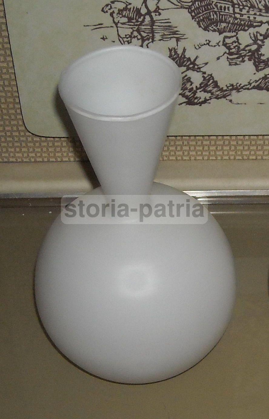 Coppa Per Lampada Vintage In Vetro Opalescente, Anni '50, Design Italiano