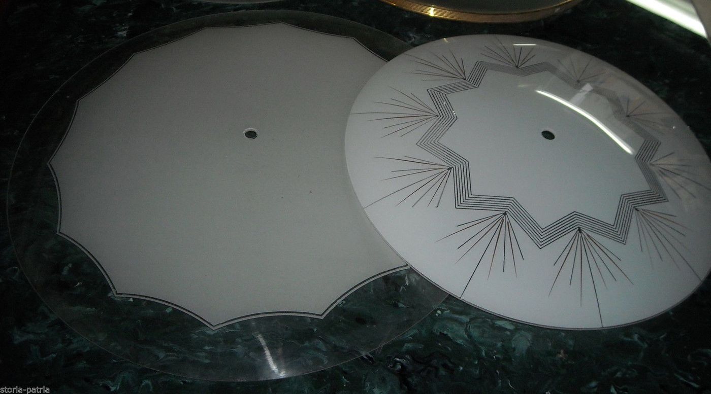 Coppe In Vetro Per Lampade d'Epoca Anni '50 Modernariato Design