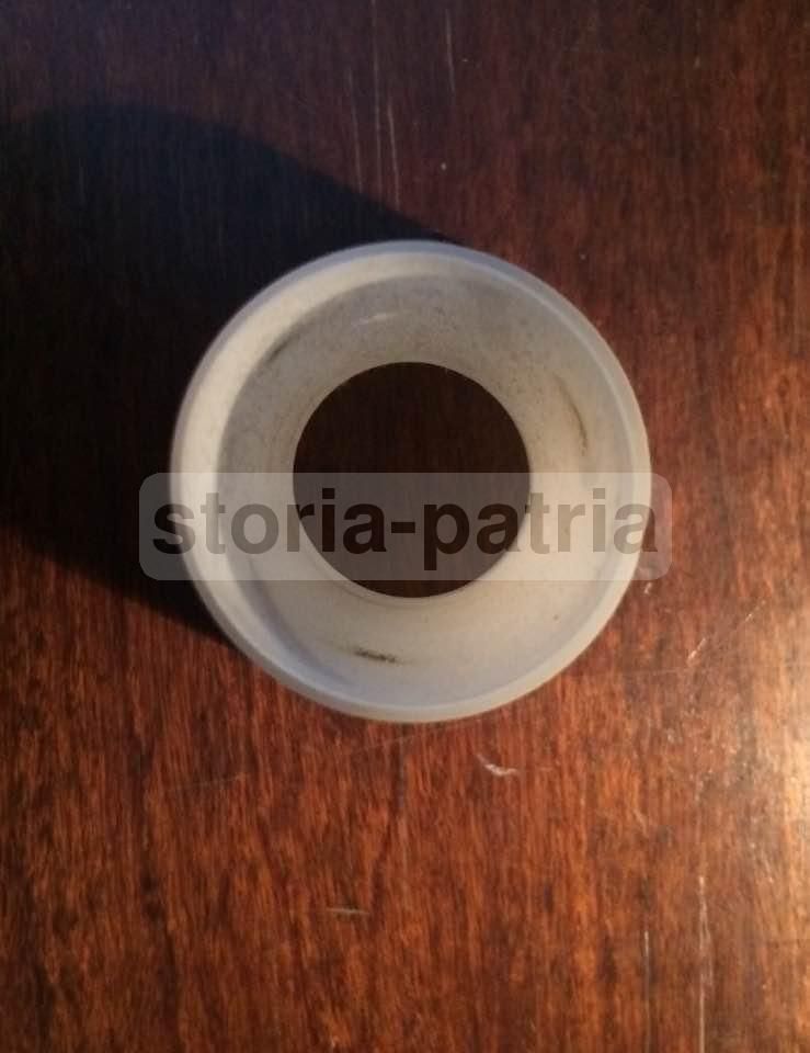 Coppa Vetro Bianco Per Lampada A Sospensione Vintage Anni 50 60