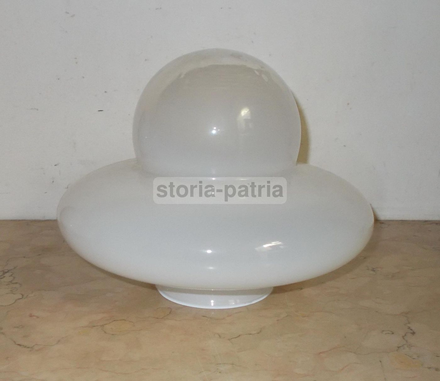 Coppa In Vetro Per Lampada Vintage Anni '50 '70 Murano