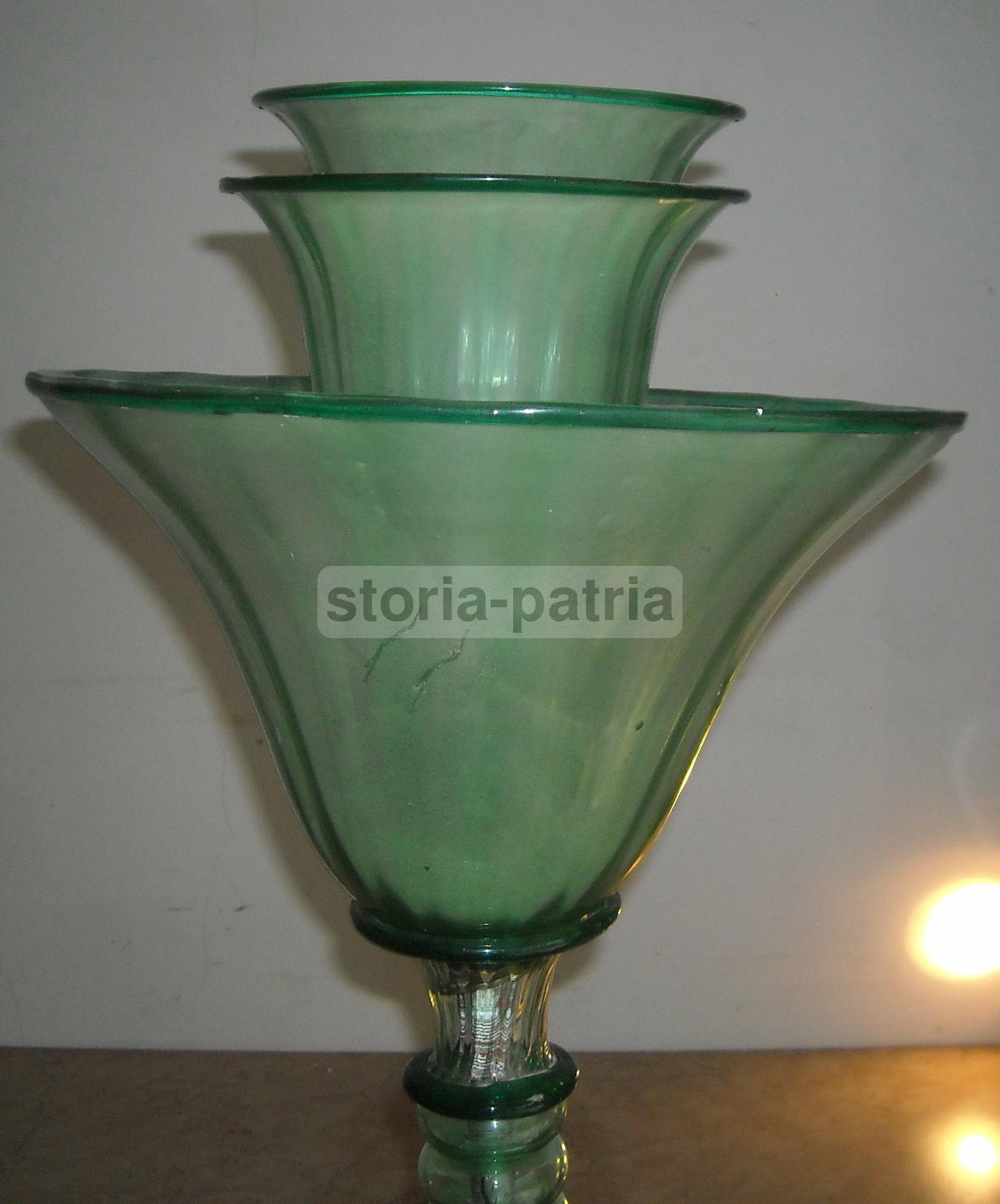 Lampada A Piantana In Vetro Di Murano, Stile Art Déco, Anni '30 '50
