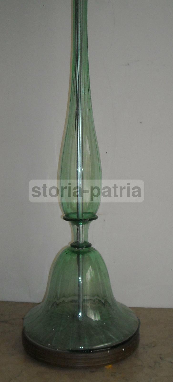 Lampada A Piantana In Vetro Di Murano, Stile Art Déco, Anni '30 '50