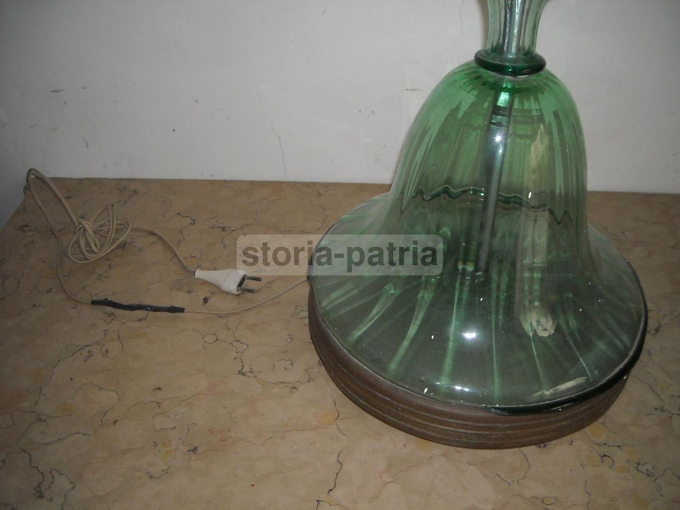 Lampada A Piantana In Vetro Di Murano, Stile Art Déco, Anni 1930 1950