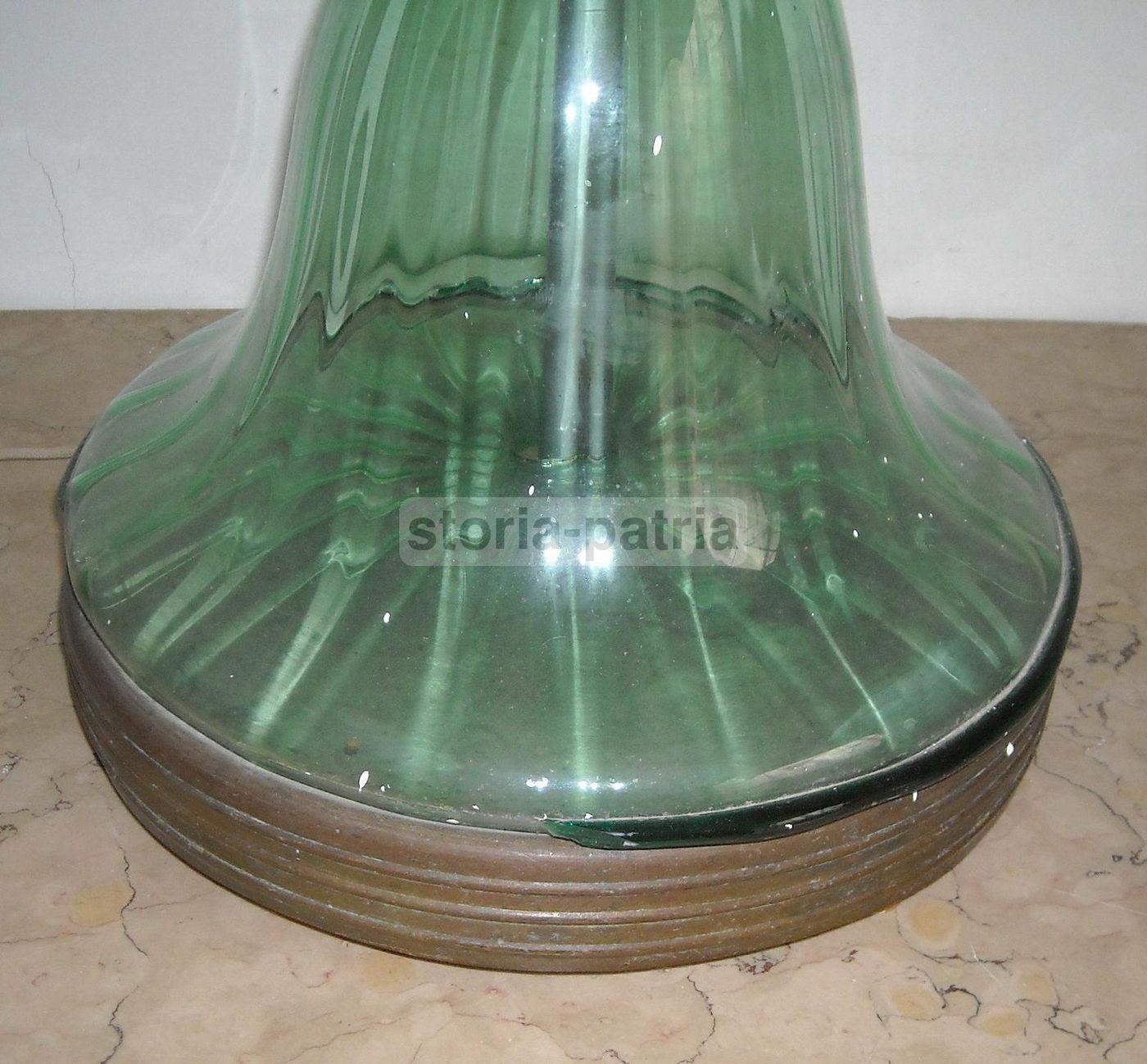 Lampada A Piantana In Vetro Di Murano, Stile Art Déco, Anni 1930 1950