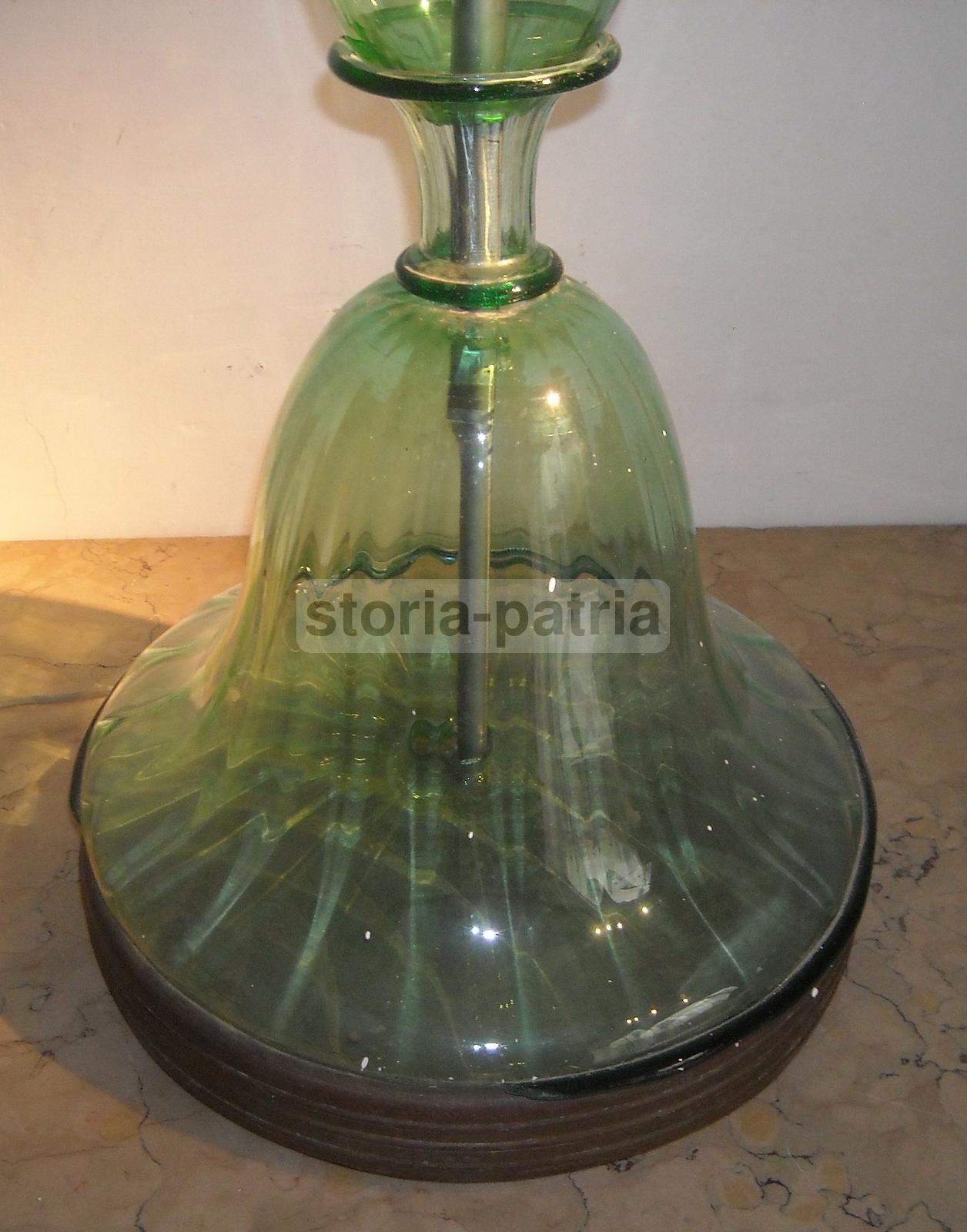 Lampada A Piantana In Vetro Di Murano, Stile Art Déco, Anni '30 '50