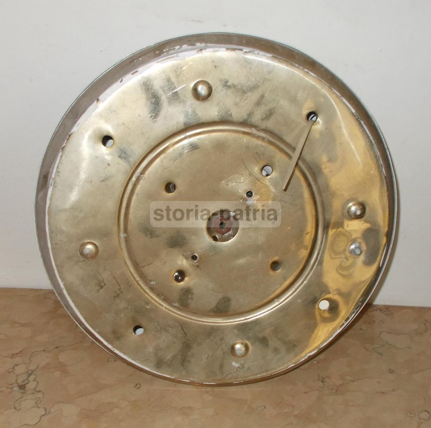 Plafoniera Vintage In Vetro E Metallo Cromato Anni 50 70 Modernariato