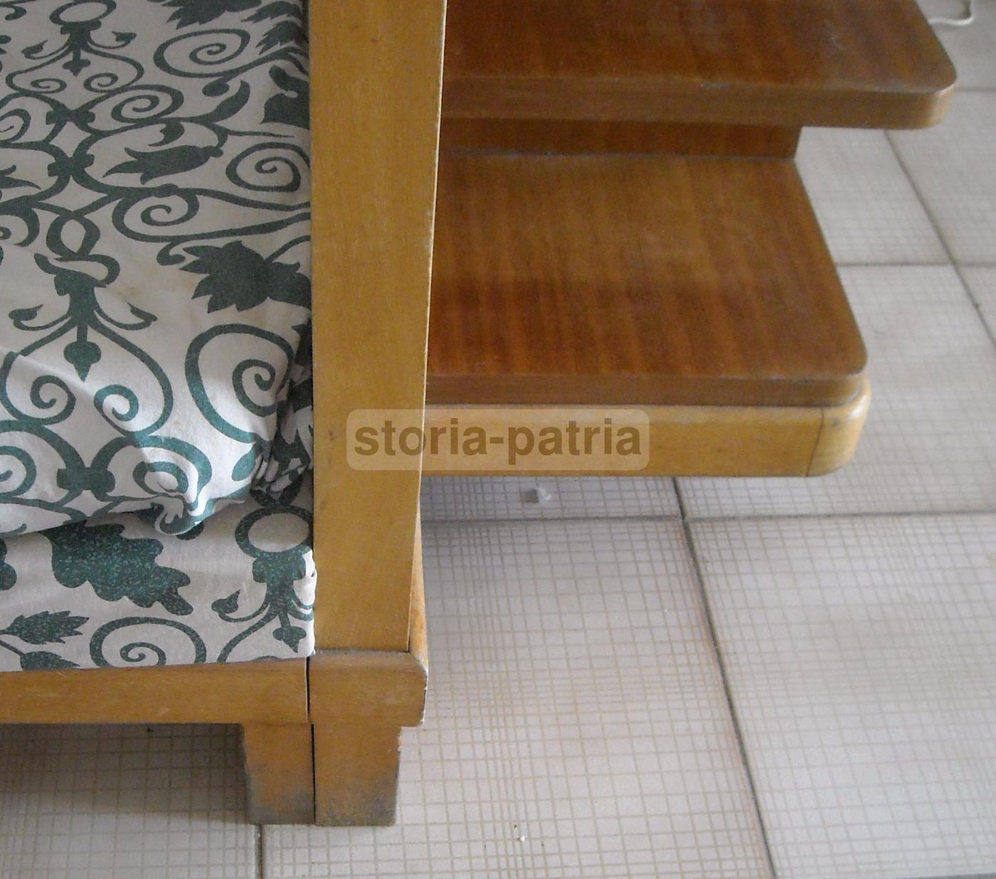 Divano Letto Anni 60 Design Italiano Con Scaffale E Vano Contenitore