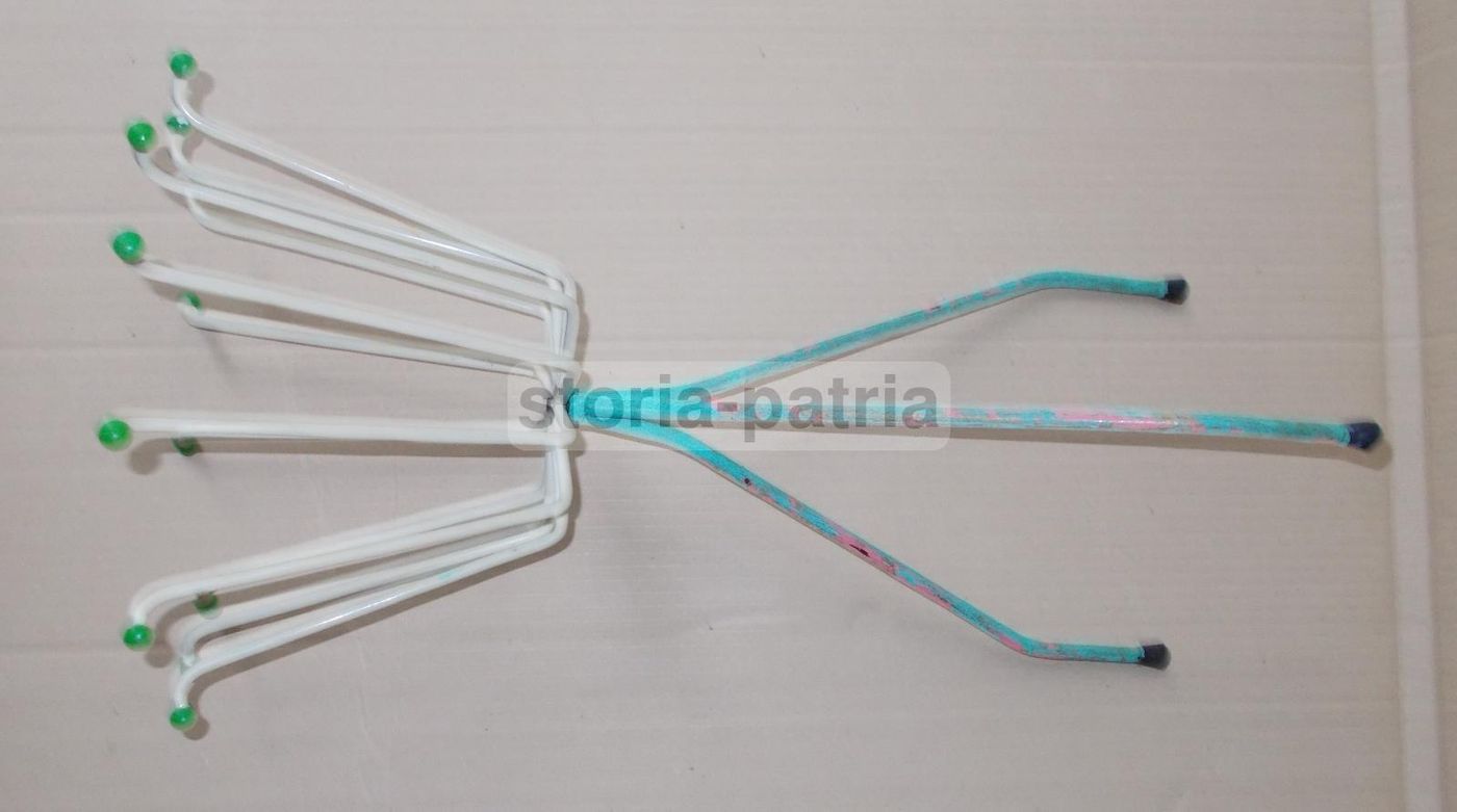 Trespolo Portavasi Design Anni '50 '60 Metallo Modernariato