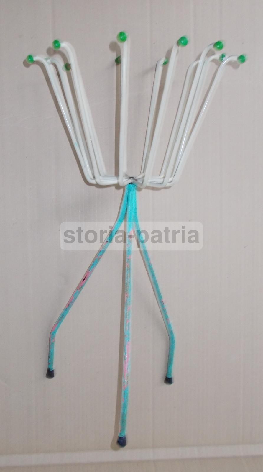 Trespolo Portavaso Vintage In Metallo, Anni '50 '60, Design Italiano